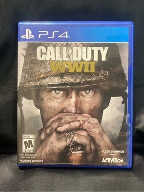 CALL OF DUTY WWII PS4 Video Game Rated M EUC